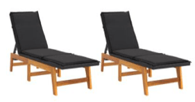 Bộ 2 Giường Tắm Nắng Kèm Đệm